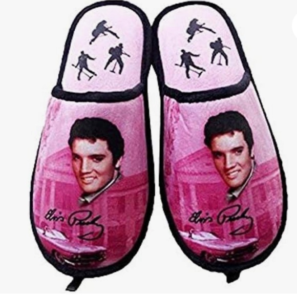Elvis Presley Pink Cadillac soft slippers. - Picture 2 of 7